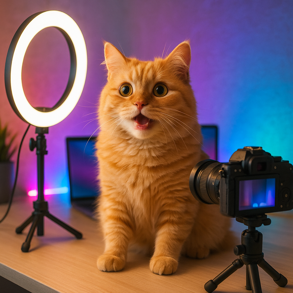 Cat influencer