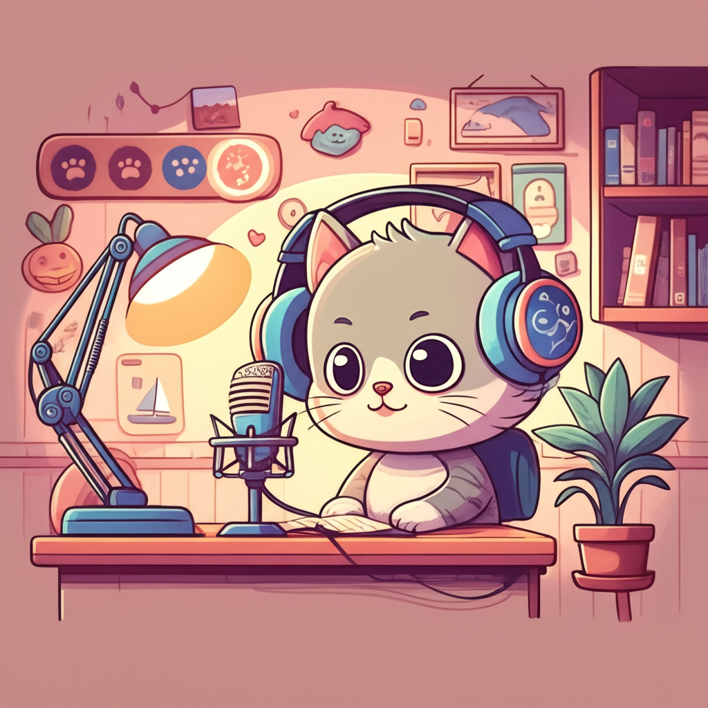 Cat podcasting