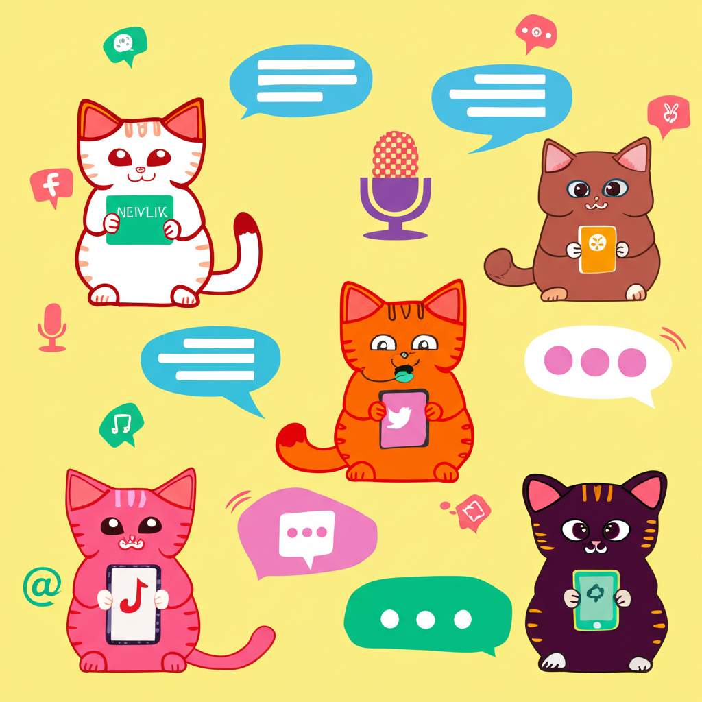 Cats using Tailfeed
